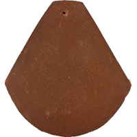 Universal Bonnet Hip Clay Tile Fitting - red