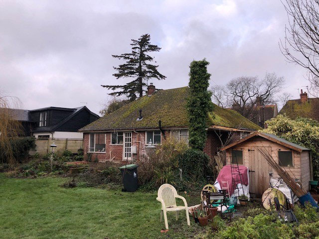 Bracken Blend Roof Tile - Rear Before