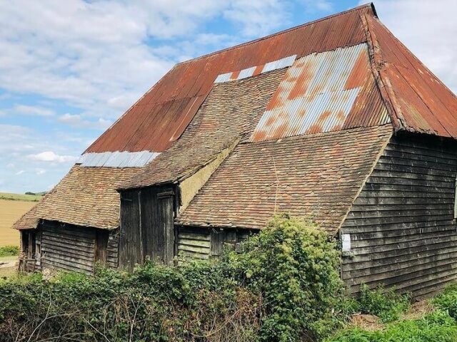 Conservation Weathered Tile - Before picture 2