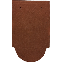 Ornamental Club Clay Tile Fitting - red