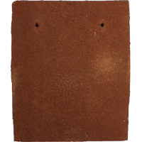 Eave tile clay tile fitting red