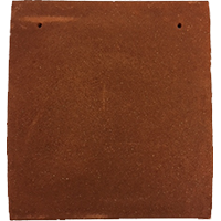 Gable tile clay tile fitting red